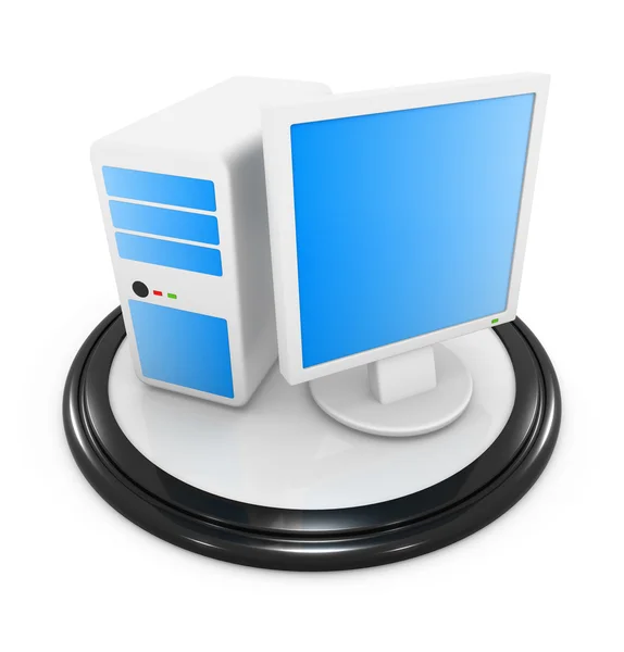 Icona del PC desktop — Foto Stock