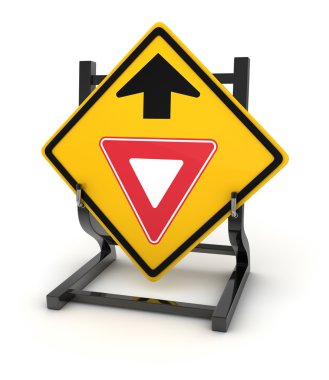 Yol işaret - vermek çok önde