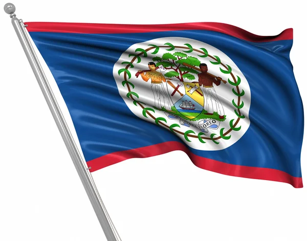 Прапор Белізу — стокове фото