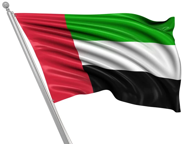 Bandera de los emiratos árabes unidos — Foto de Stock