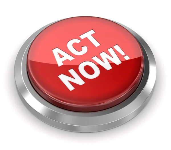 Push Button - Act Now — Stock Photo, Image