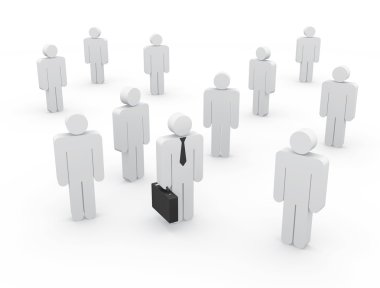 Lider kalabalığın içinde