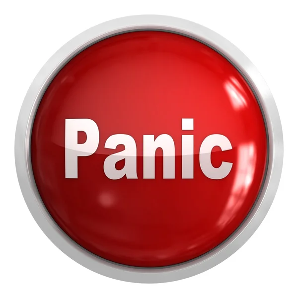 Panic button — Stock Photo, Image