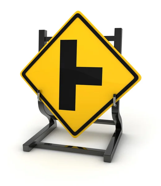 Road sign - crossroad — Stock Photo, Image