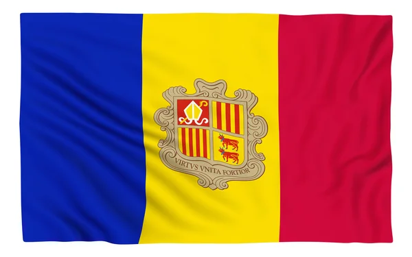 Vlag van andorra — Stockfoto