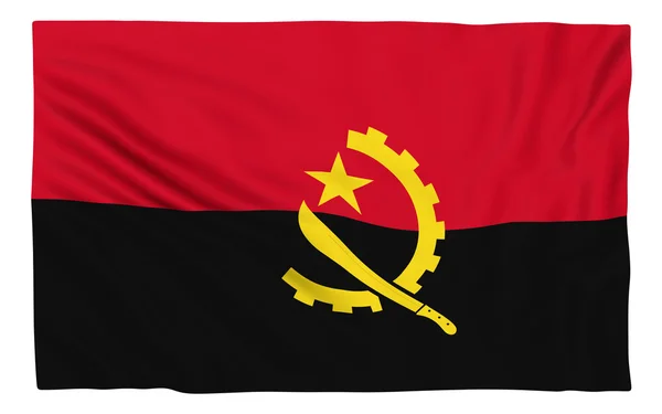 Bandeira de Angola — Fotografia de Stock