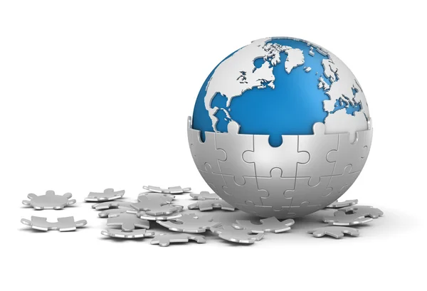 Küre Puzzle ve Dünya Haritası