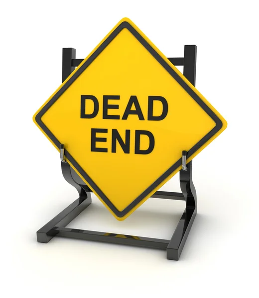 Road sign - dead end — Stock Photo, Image