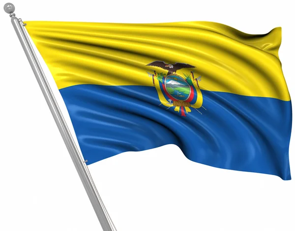 Bandeira do Equador — Fotografia de Stock