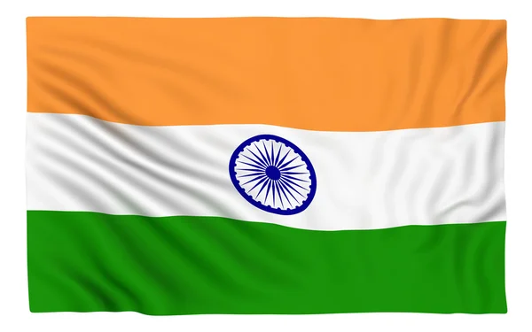 Indiens flagga — Stockfoto