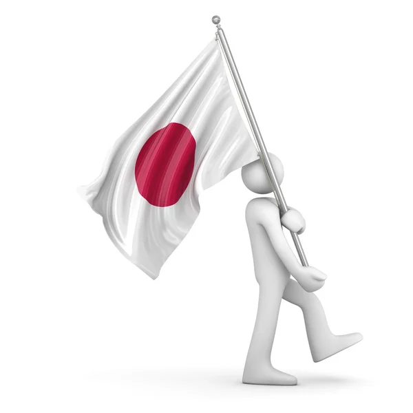 Bandera de Japan — Foto de Stock