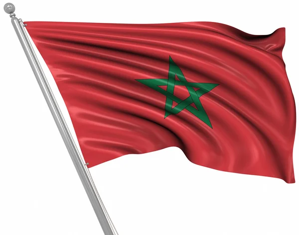 Bandeira de Morocco — Fotografia de Stock