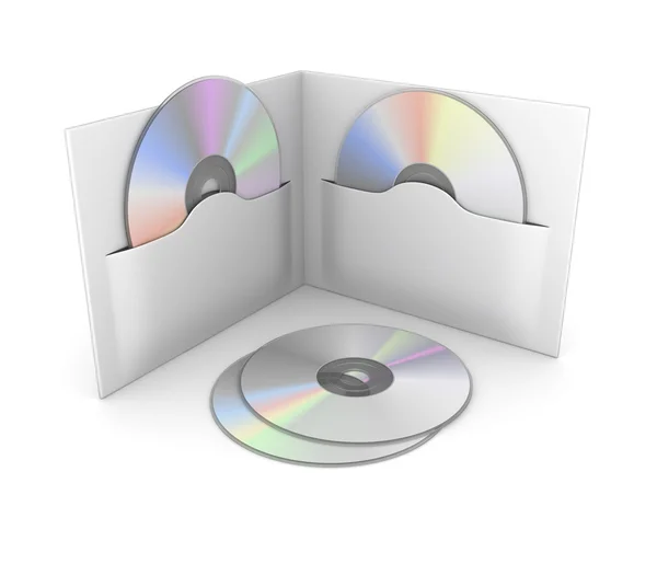 Cd- of dvd-doos — Stockfoto