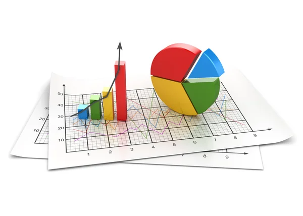 Üzleti diagram — Stock Fotó