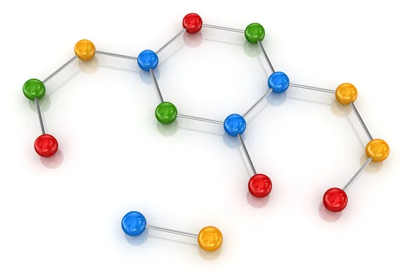 Estructura molecular — Foto de Stock