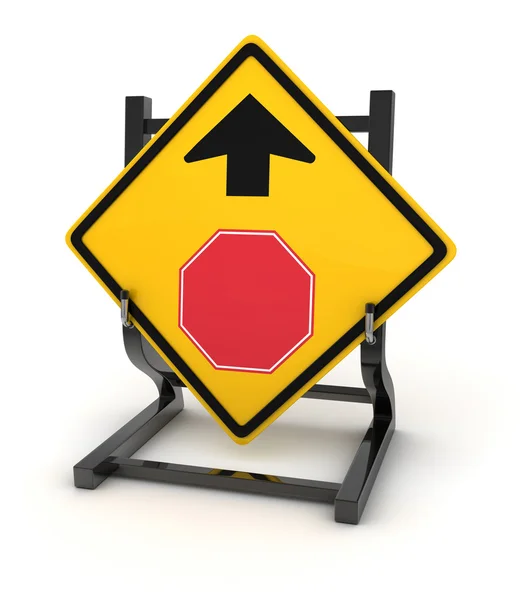 Road sign - blank — Stock Photo, Image