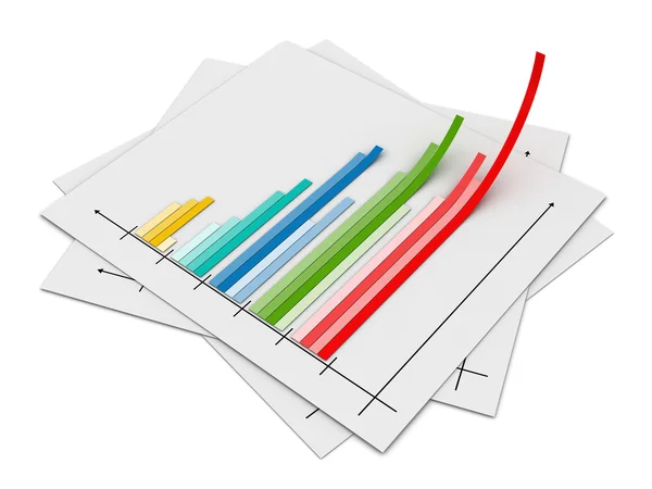 Üzleti diagram — Stock Fotó