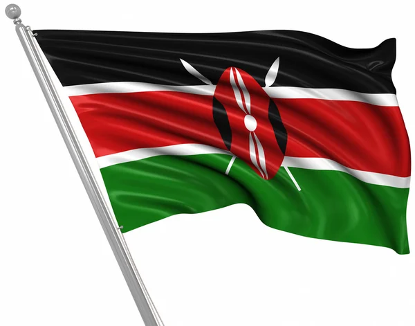 Bandera de Kenya — Foto de Stock