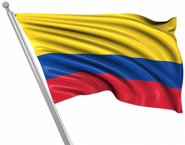 Bandera de Colombia — Foto de Stock