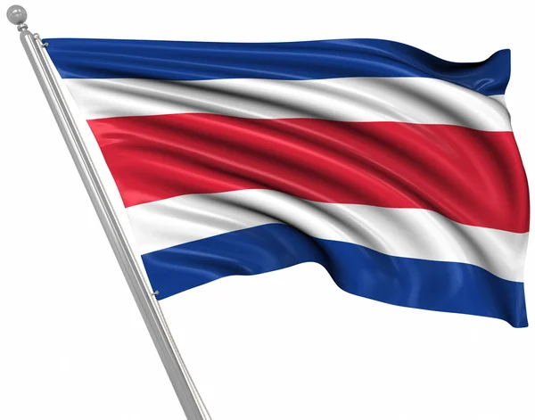 Flaga Kostaryki — Zdjęcie stockowe