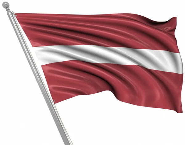 Vlag van Letland — Stockfoto