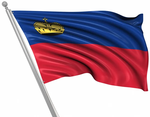 Bandeira de Liechtenstein — Fotografia de Stock