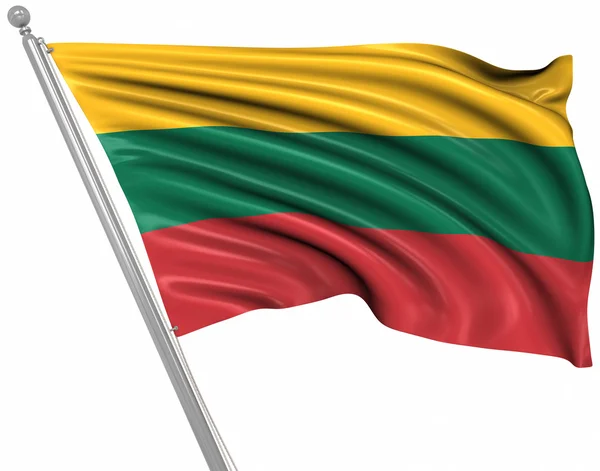 Bandiera della lituania — Foto Stock