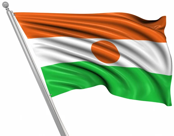 Bandeira de niger — Fotografia de Stock