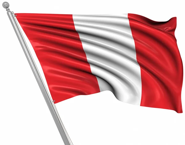 Flagge von Peru — Stockfoto