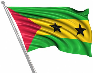 Sao Tome ve Principe bayrağı