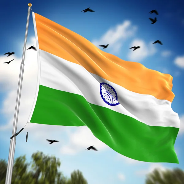 Flag of India — Stock Photo, Image