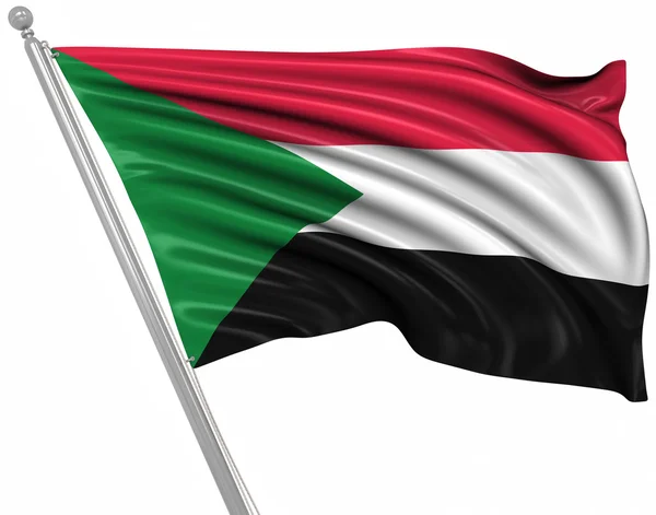 Bandera de sudan — Foto de Stock