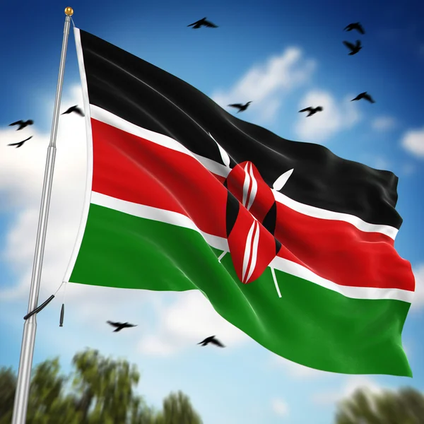 케냐의 국기 — 스톡 사진