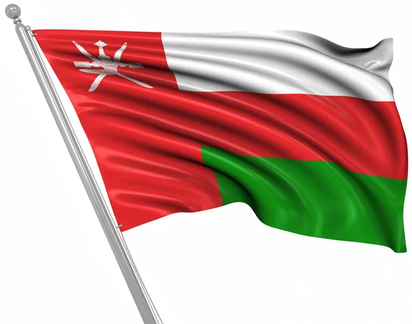 Omanin lippu — kuvapankkivalokuva