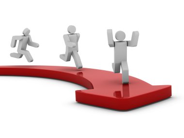 Ok üzerinde çalışan insanlar