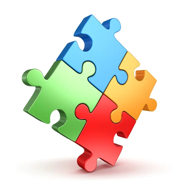 Puzzle pezzo — Foto Stock