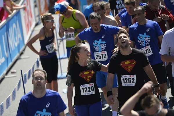 Maratona de Belgrado, Sérvia — Fotografia de Stock