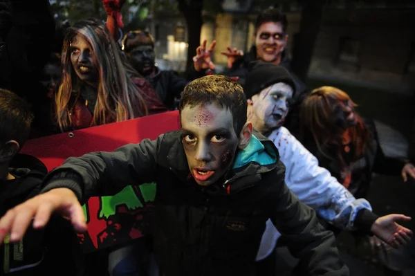 Belgrade zombie walk — Stock Photo, Image