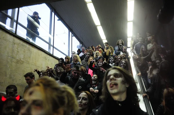 Beograd zombie gåtur - Stock-foto