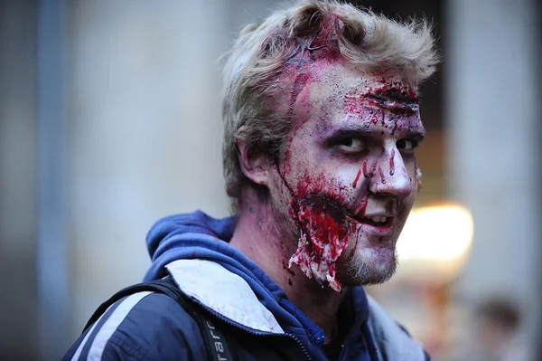 Belgrad zombie gå — Stockfoto