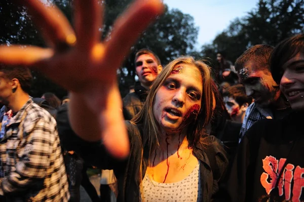 Belgrade zombie walk — Stock Photo, Image