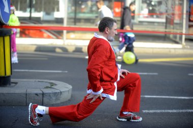 Belgrad Noel Baba'nın yarış katılımcıların