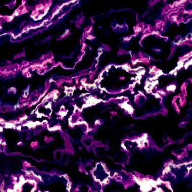 Abstract Purple Black And White Marble Background - Stone Surface Texture For Decorative Works - Graphic Art Design - Dark Violet Fractal - Atypical Artwork - Fluorescent Liquid - Marbleized Like - Na