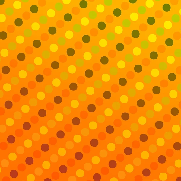 Fundo retrô com bolinhas - Textura de padrão geométrico abstrato - Design tradicional sem costura - Círculos laranja amarelos - Ilustração gráfica - Papel Polkadot de envelope artístico - Formas repetidas — Fotografia de Stock
