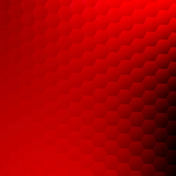 Abstract Red Background - Website Wallpaper Design - Modern Simple Business Card Texture - Geometric Pattern of Hexagons - Minimalistic Illustration Concept - Hexagonal Copy Space - Desktop Computer — Stock Photo, Image