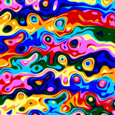 Tasarım sanat - yaratıcı sanat - damla sıçramak ya da leke - kaotik desenle renkli düzensiz şekiller - mavi kırmızı yeşil sıvı sıçraması - boya Splash - görüntü için arka plan renkli