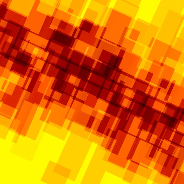 Abstrakter Hintergrund für Design-Kunstwerke - orange-gelbes Mosaik - kreative digitale Kunstwerke - zufällige Verteilung unregelmäßiger Formen - Blöcke von Fliesen und Quadraten - Deko-Kunst - für stilvolle Geschäftspräsentation - — Stockfoto