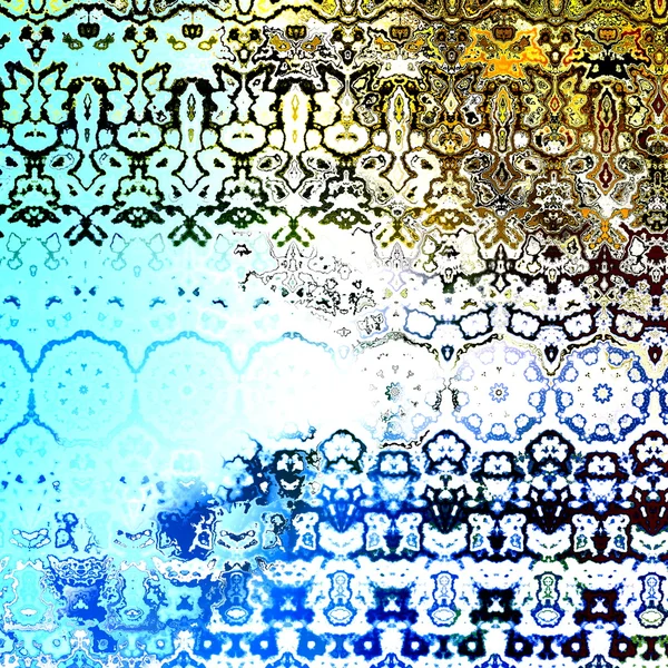 Grungy Retro Artwork. Patrón de tela decorativa. Antecedentes artísticos abstractos. Ilustración artística de fantasía. Vintage Grunge on White. Antigua pared texturizada. Hermosa imagen fractal de fantasía. Formas . — Foto de Stock