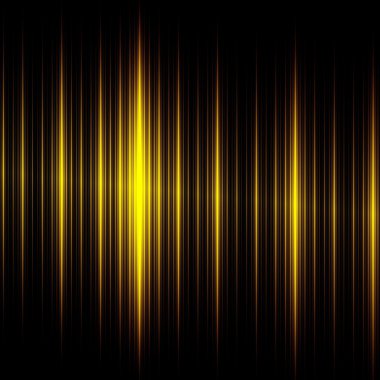 Elegant Black Yellow Lines Background. Beautiful Abstract Design. Creative Modern Technology Illustration. Dark Glowing Texture. Light Effect. Business Website Element. Digital Futuristic Image.
