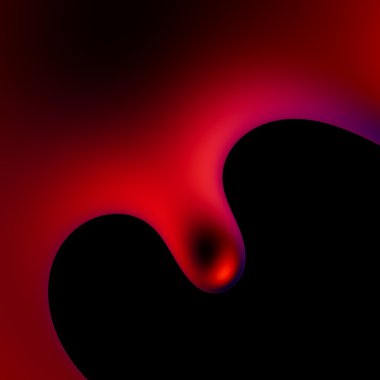 Soyut insan küçük dil. Esneme pic. Küçük yumuşak kırmızı boğaz öğesi. Modern sanat arka plan. Tıbbi kavramı. Dijital iç ağız. Yaratıcı sarkan ampul illüstrasyon. 3D görüntü. Mavi ışık. Etkisi.